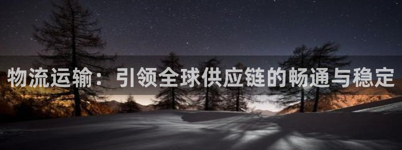 超凡国际h5链接：物流运输：引领全球